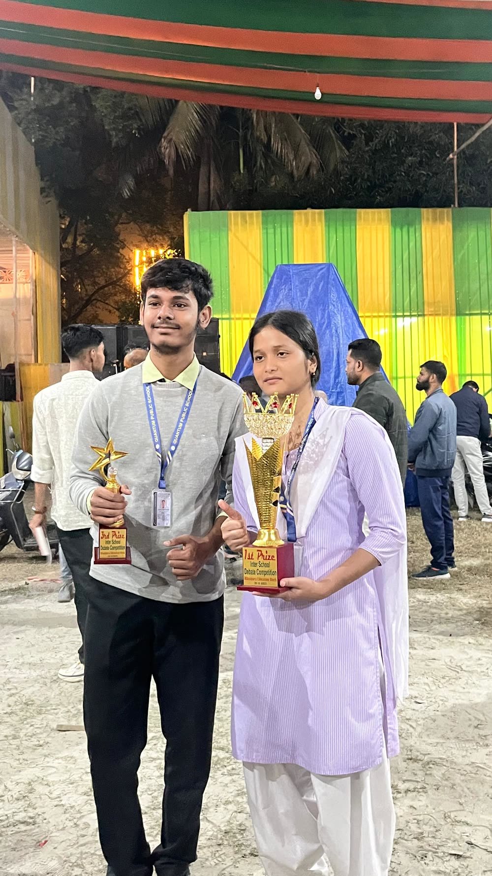1st Prize — Inter-School Debate Competition